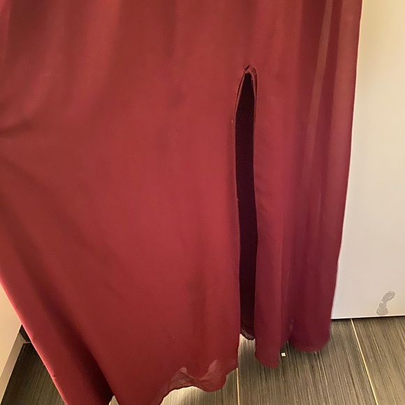 Show Me Your Mumu Caitlin dress in merlot - Picture 12 of 14